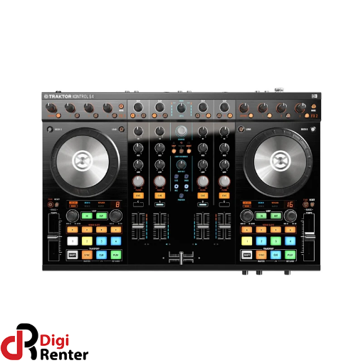 اجاره دستگاه دی جی کنترلر ترکتور  Traktor Kontrol S4 MK2