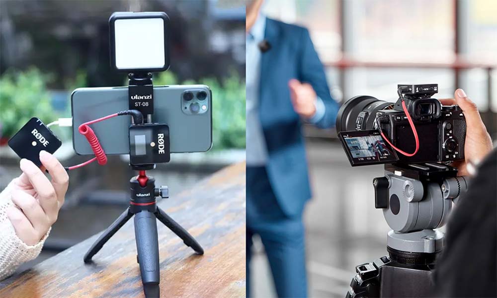 همه چیز درباره اتصال میکروفون به دوربین